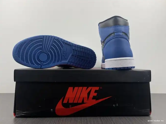 Rep 'Dark High Marina 1 OG Jordan Retro Blue' Air 555088-404 0415